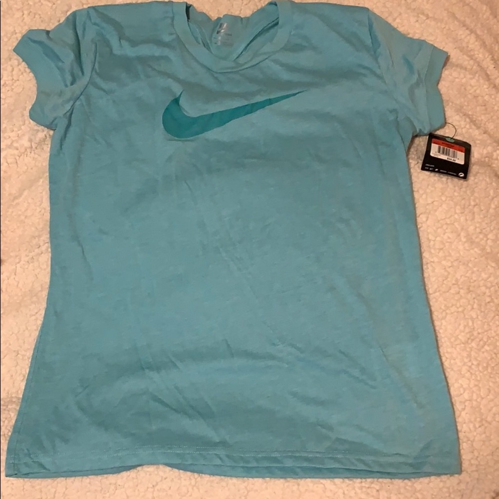 NWT Nike Women’s Shirt, teal blue size Large 12-14